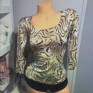 Animal Print Women's Top